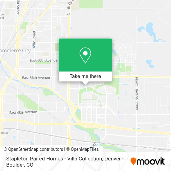 Stapleton Paired Homes - Villa Collection map