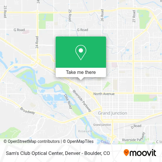 Sam's Club Optical Center map