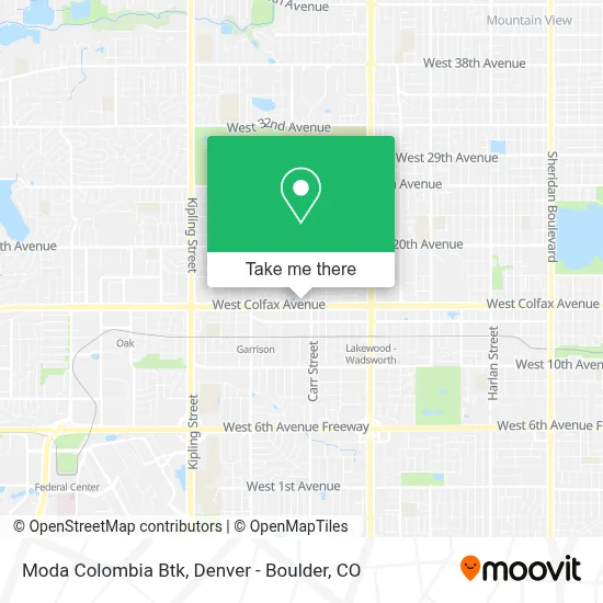 Moda Colombia Btk map