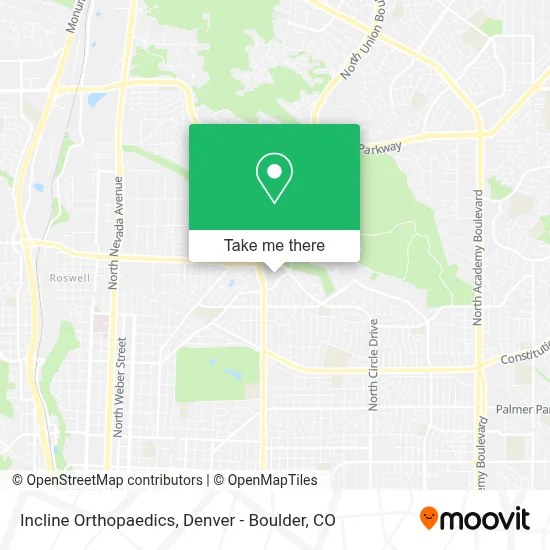 Incline Orthopaedics map