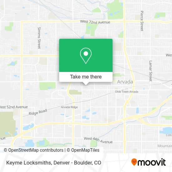 Keyme Locksmiths map