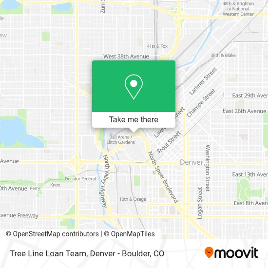 Tree Line Loan Team map