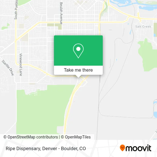 Ripe Dispensary map