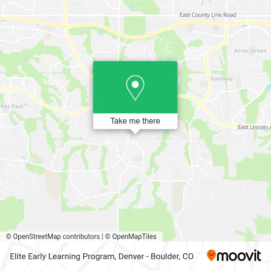 Elite Early Learning Program map
