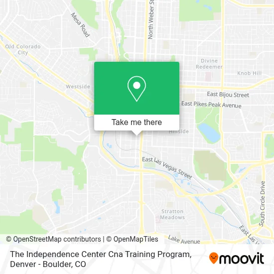 The Independence Center Cna Training Program map