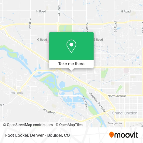 Foot Locker map