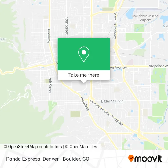 Panda Express map