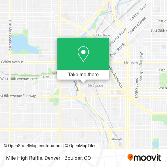 Mile High Raffle map