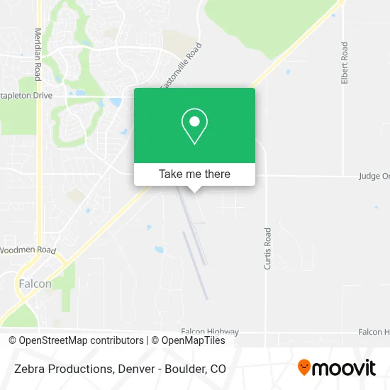 Zebra Productions map