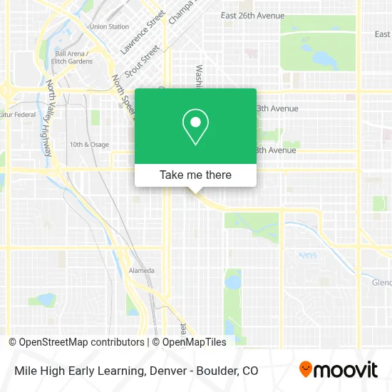 Mile High Early Learning map