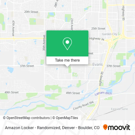Amazon Locker - Randomized map