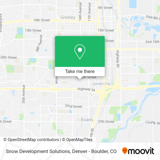 Snow Development Solutions map