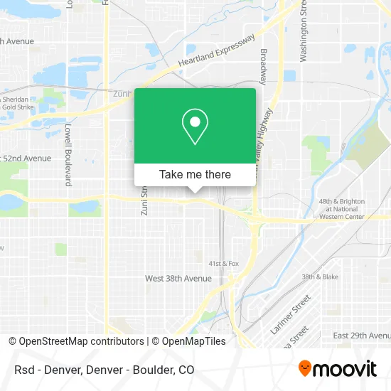 Rsd - Denver map