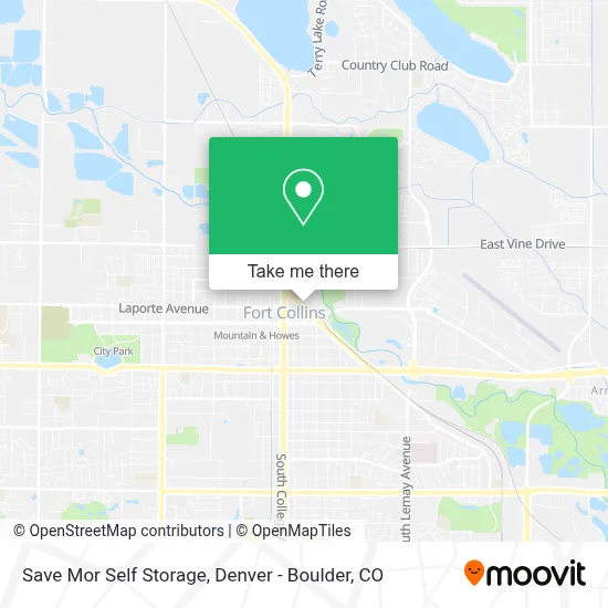 Save Mor Self Storage map