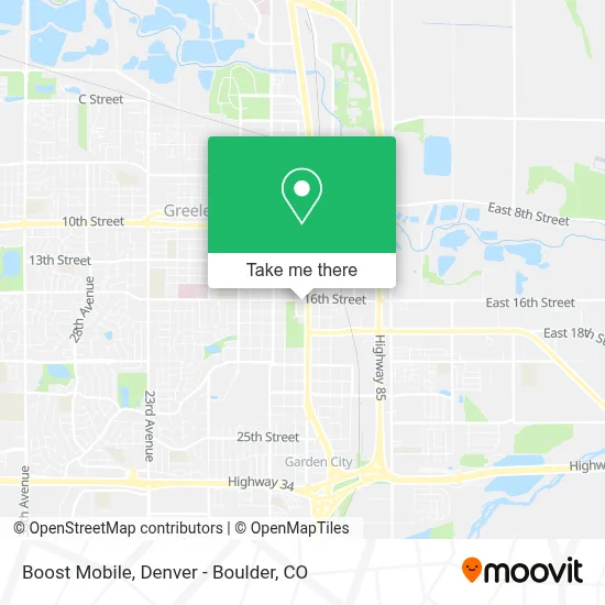 Boost Mobile map