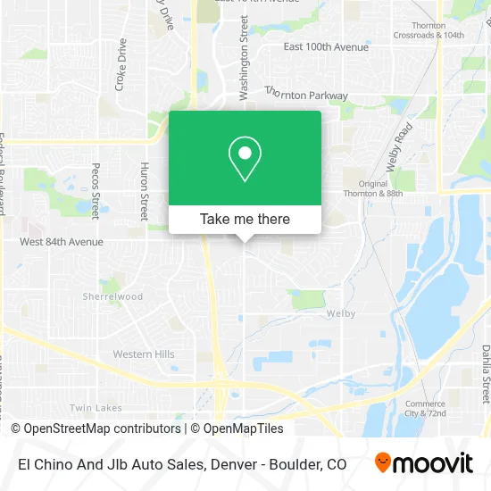 El Chino And Jlb Auto Sales map