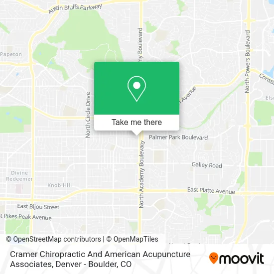 Cramer Chiropractic And American Acupuncture Associates map