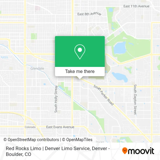 Red Rocks Limo | Denver Limo Service map