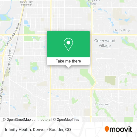 Infinity Health map