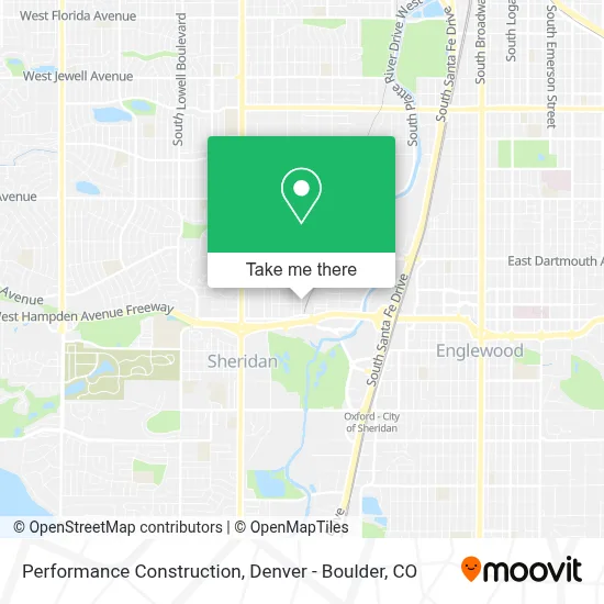 Performance Construction map