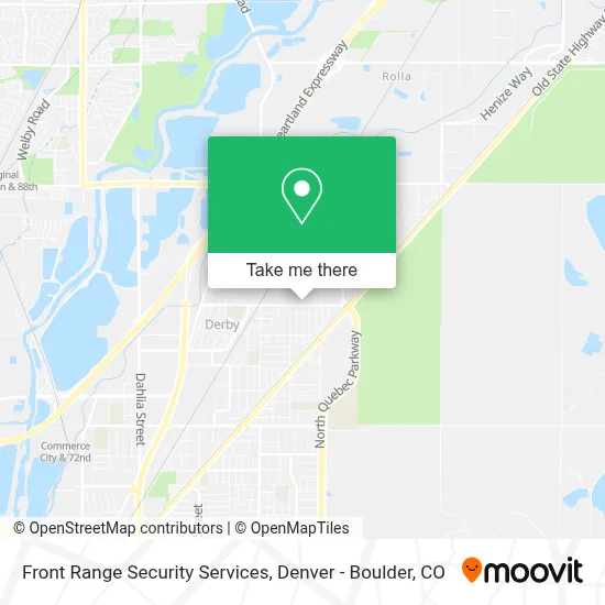 Front Range Security Services map