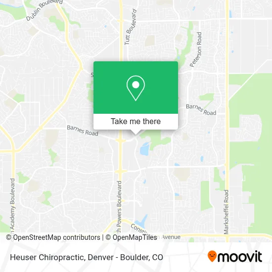 Heuser Chiropractic map