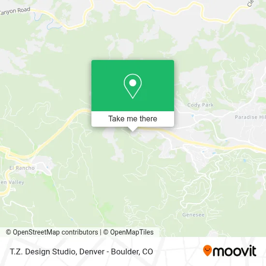 T.Z. Design Studio map