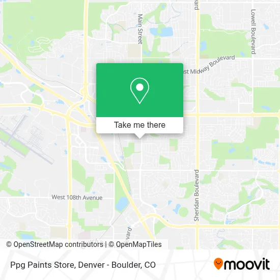 Ppg Paints Store map
