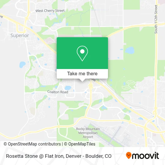 Rosetta Stone @ Flat Iron map
