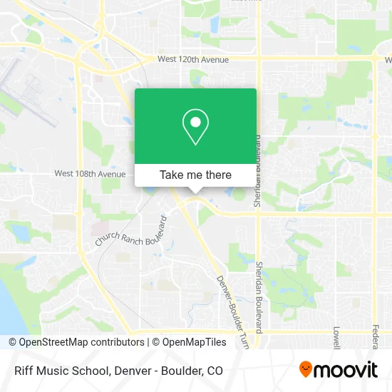 Riff Music School map