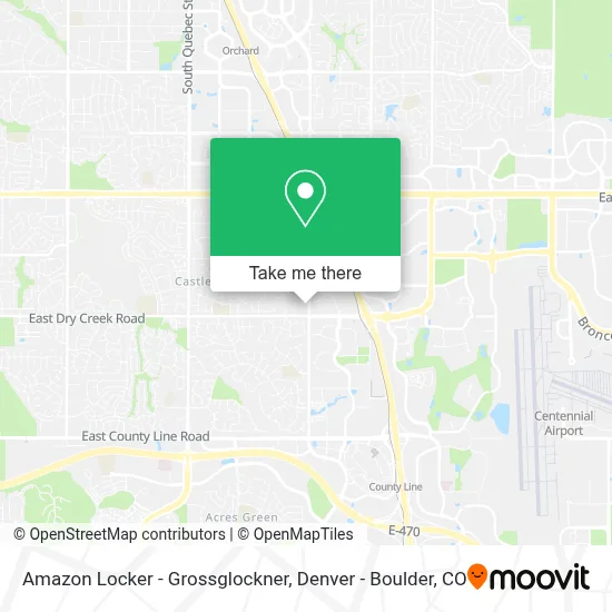 Amazon Locker - Grossglockner map