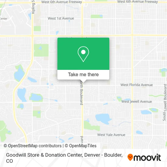 Goodwill Store & Donation Center map