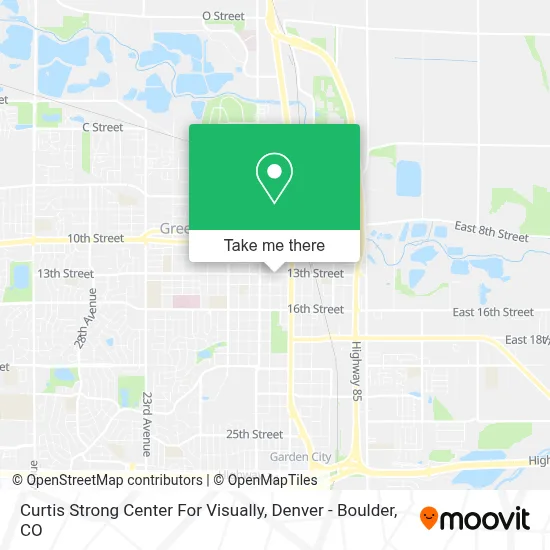 Curtis Strong Center For Visually map