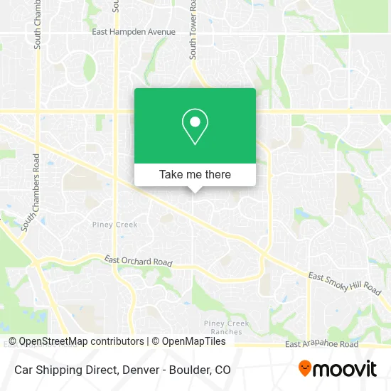 Car Shipping Direct map