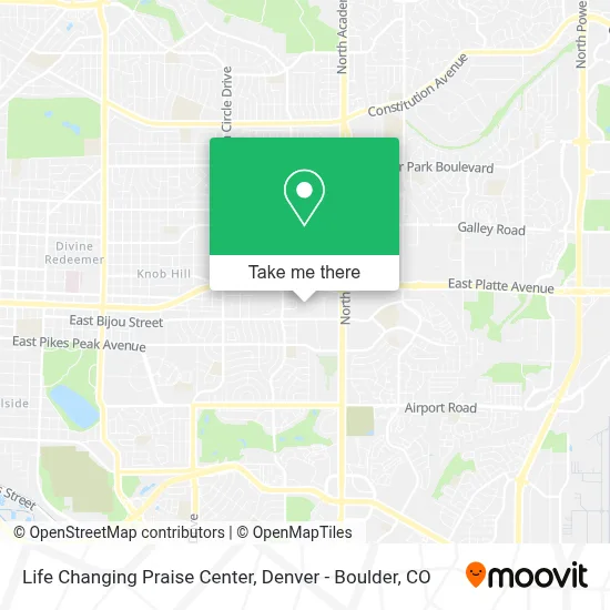 Life Changing Praise Center map
