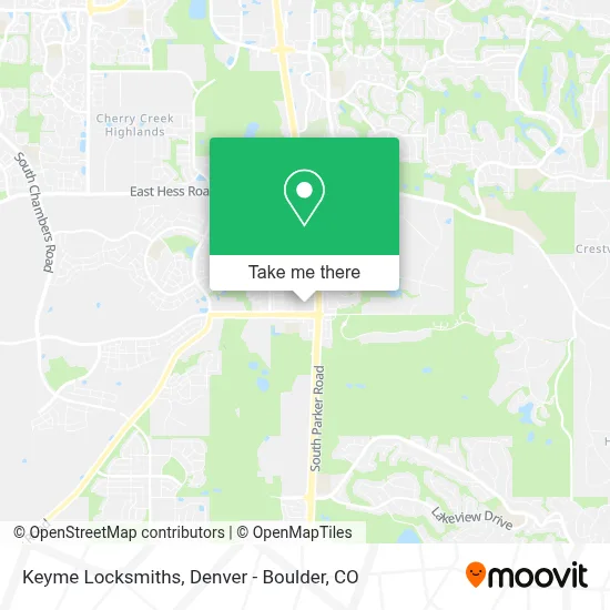 Keyme Locksmiths map