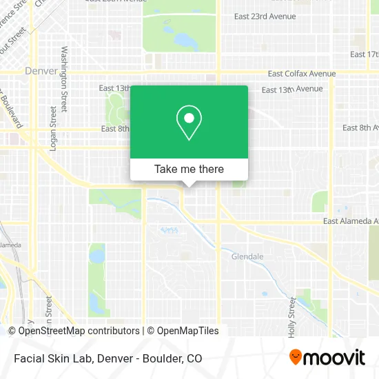 Facial Skin Lab map