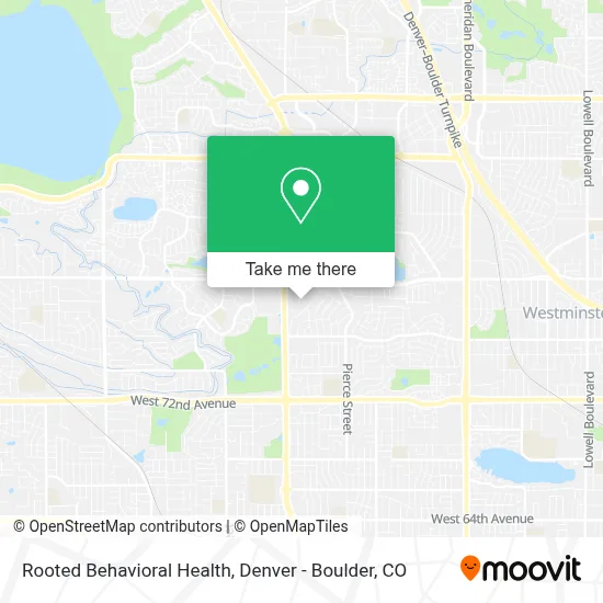 Rooted Behavioral Health map