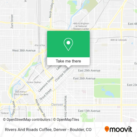 Rivers And Roads Coffee map