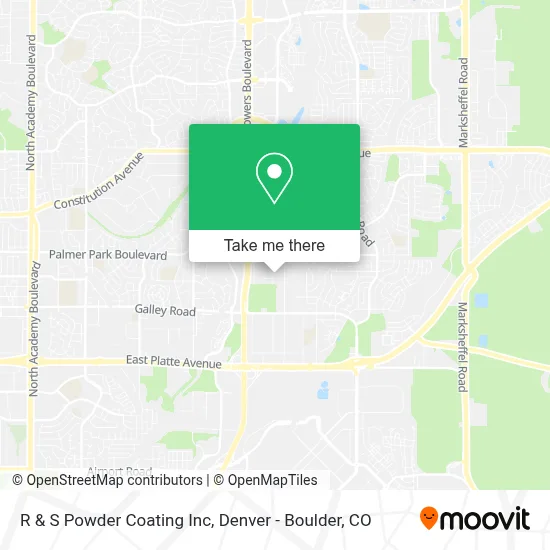 R & S Powder Coating Inc map