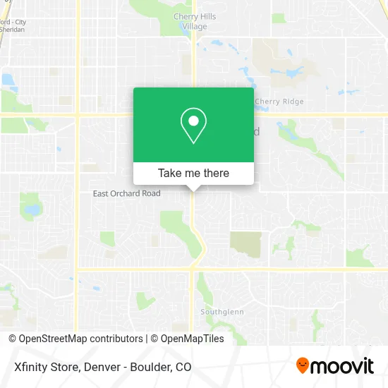 Xfinity Store map