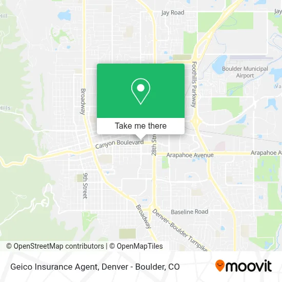 Geico Insurance Agent map