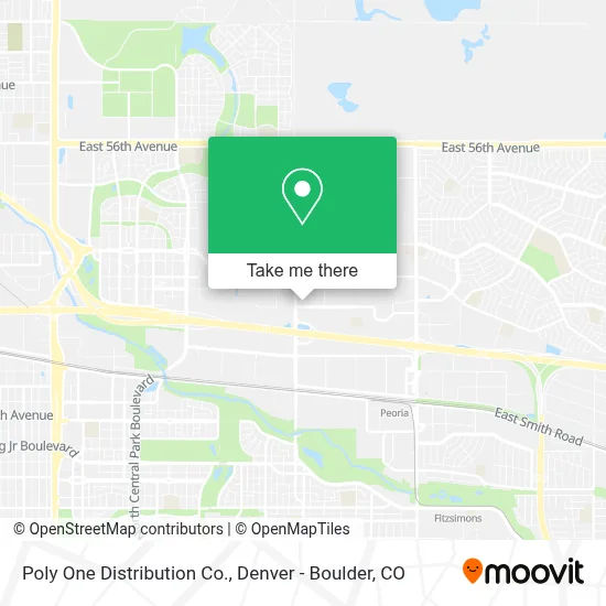 Poly One Distribution Co. map