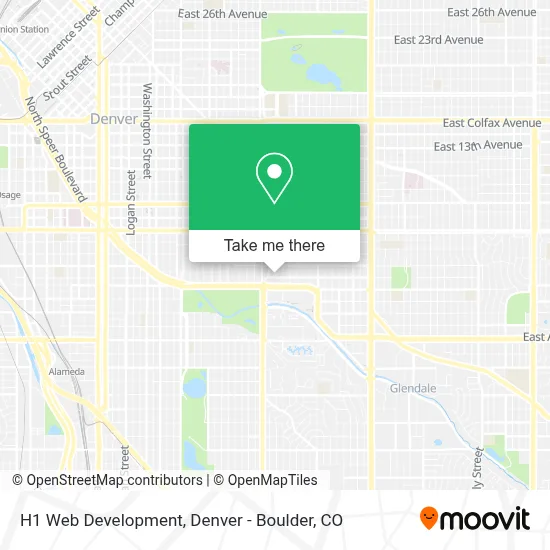 H1 Web Development map