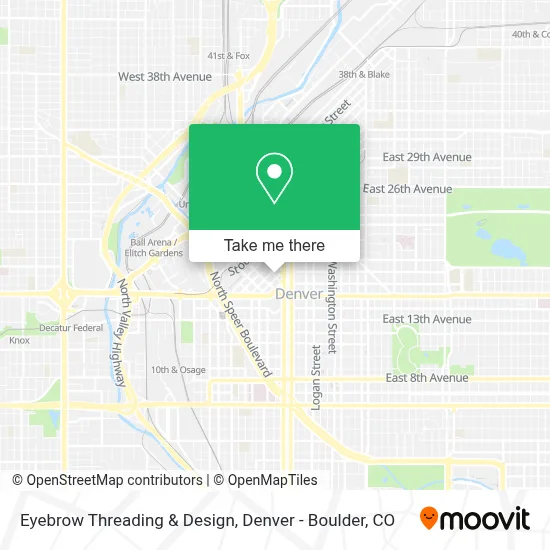 Eyebrow Threading & Design map