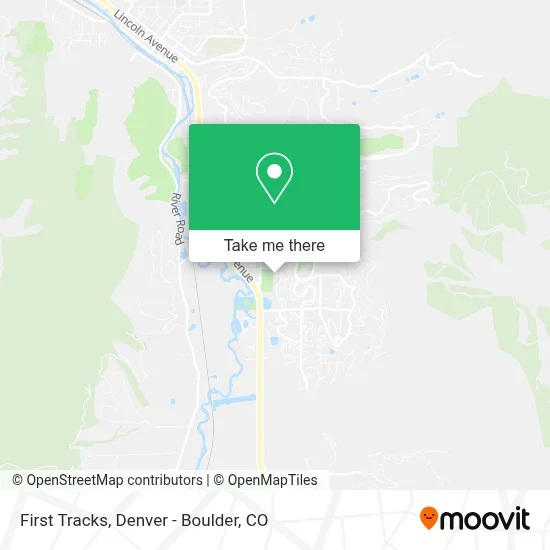 First Tracks map
