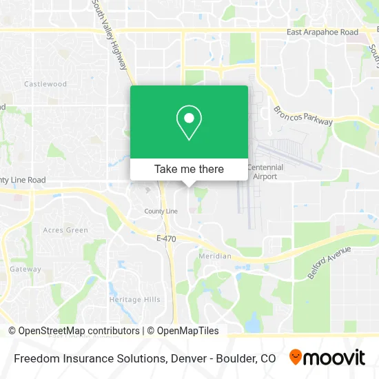 Freedom Insurance Solutions map