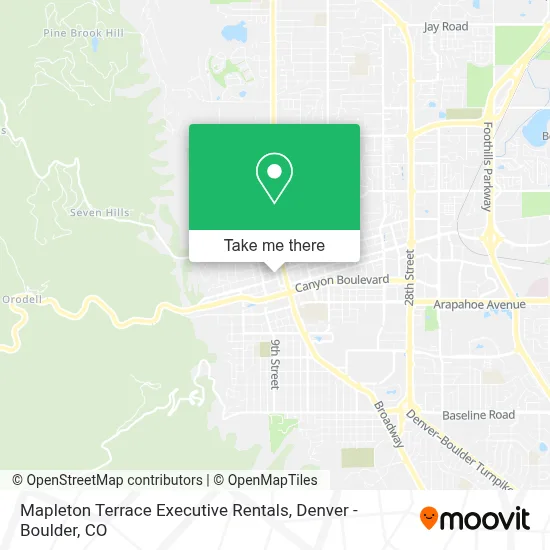 Mapleton Terrace Executive Rentals map