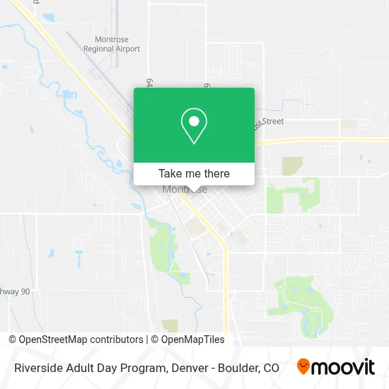 Riverside Adult Day Program map