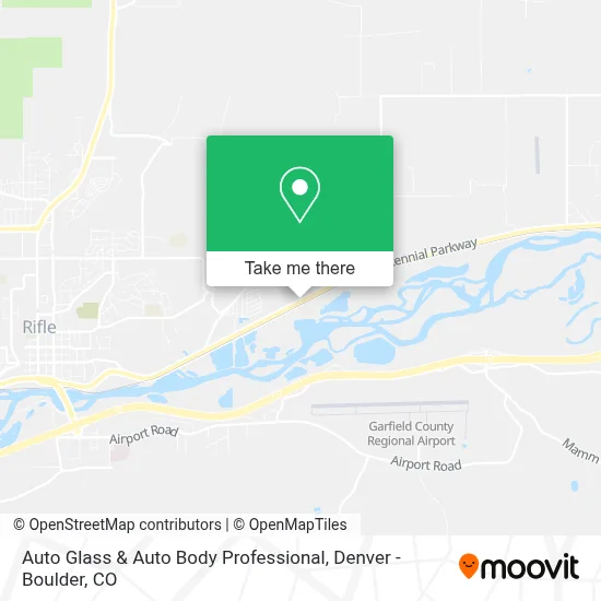 Auto Glass & Auto Body Professional map